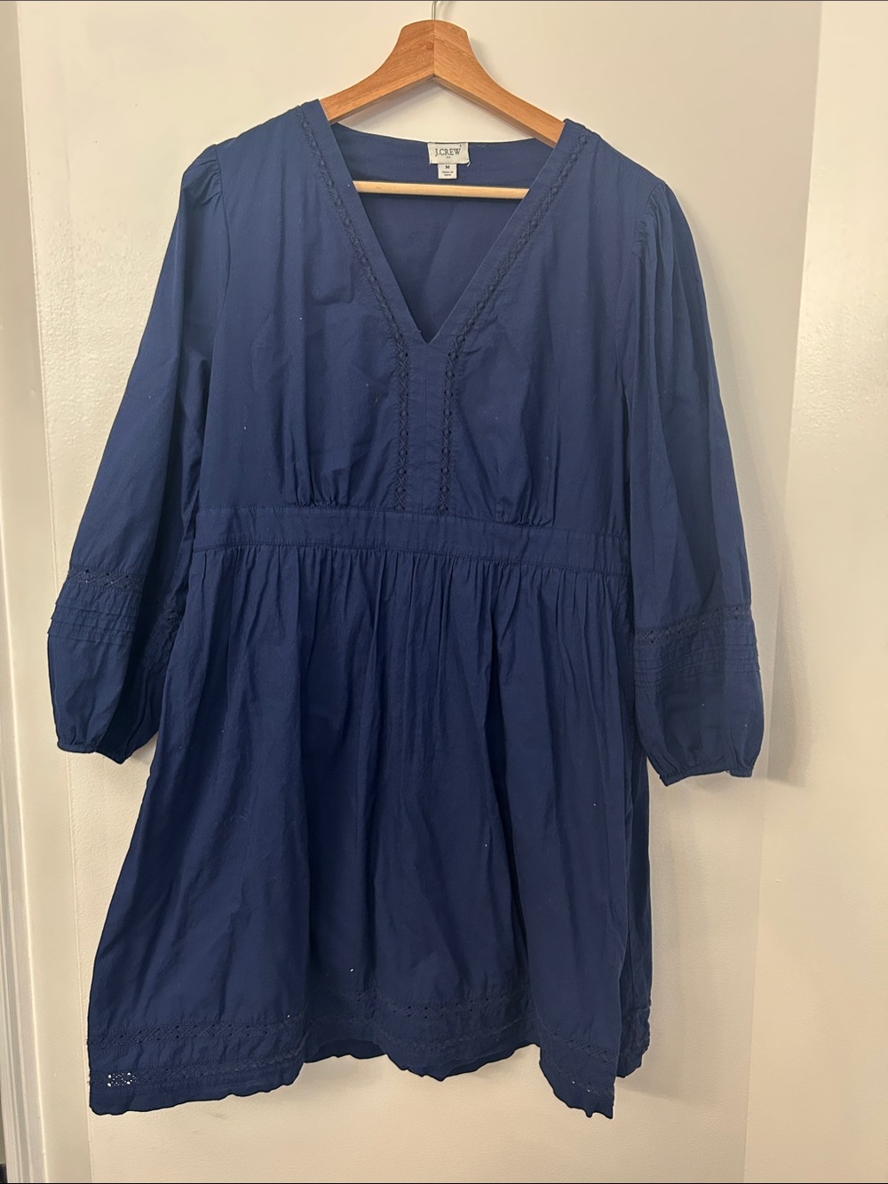 J. Crew Factory Navy Blue Mini Dress
